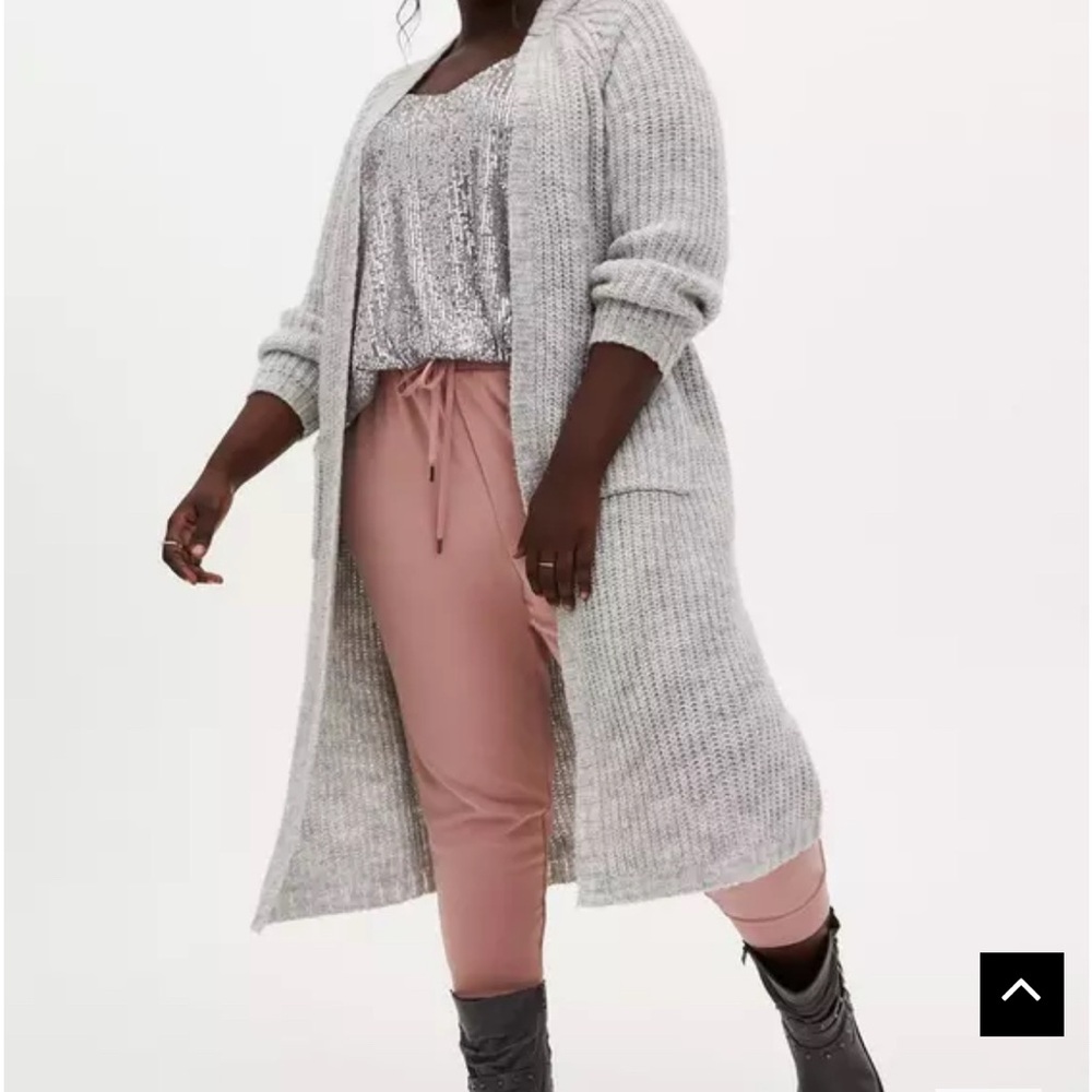 Torrid Chunky Duster Open Front Sweater